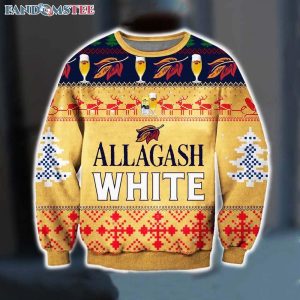 Allagash White Beer Ugly Christmas Sweater