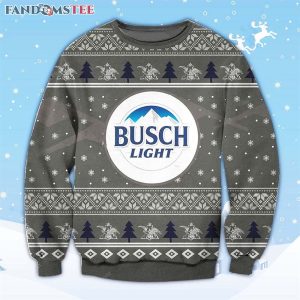 Busch Light Mens Ugly Christmas Sweater