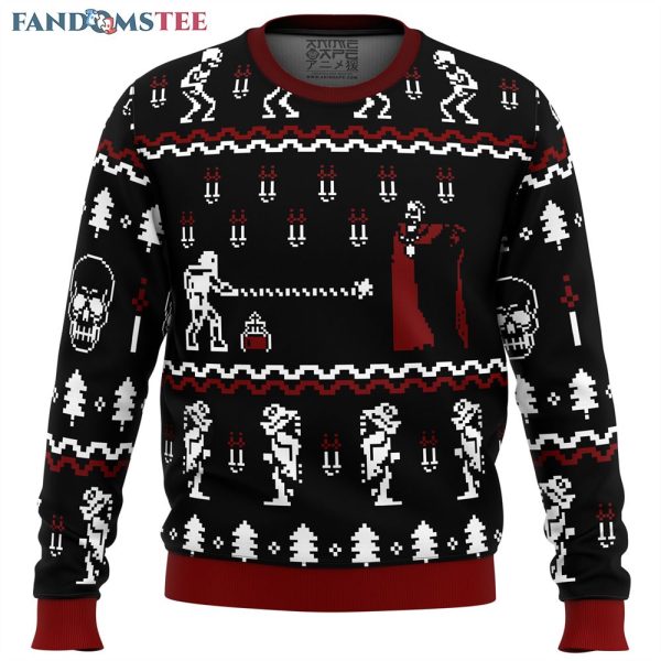 Castlevania Classic Game Ugly Christmas Sweater