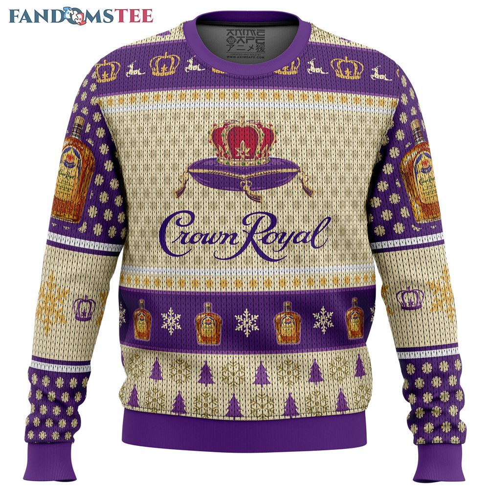 Crown Royal Whiskey Ugly Christmas Sweater