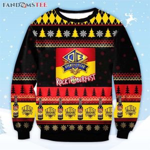 Diamond Bear Rrocktoberfest Beer Ugly Christmas Sweater
