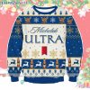 Michelob Ultra Light Beer Ugly Christmas Sweater