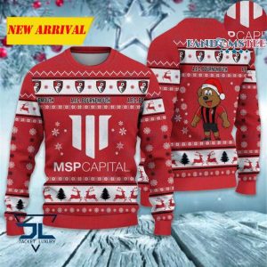A F C Bournemouth Mascot Premier League Ugly Christmas Sweater