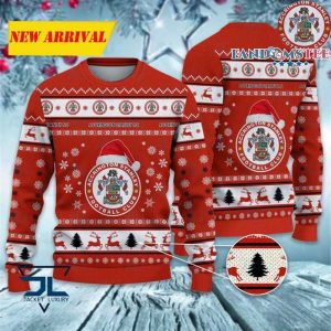 Accrington Stanley Fc Logo Efl Championship Christmas Sweater