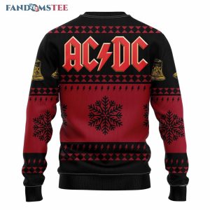 ACDC Hells Bells Christmas Ugly Sweater