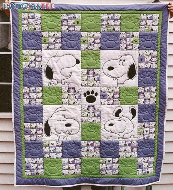 Happy Dogs Twin King And Queen Snoopy Soft Fleece Blanket