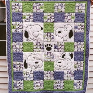 Happy Dogs Twin King And Queen Snoopy Soft Fleece Blanket