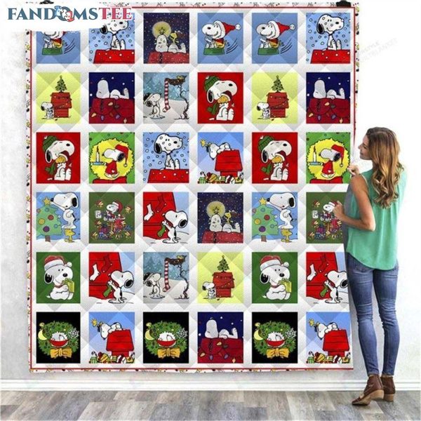 Snoopy Lover Christmas Blanket Funny Snoopy Pattern Soft Micro Fleece Blanket For Bed Couch Living Room