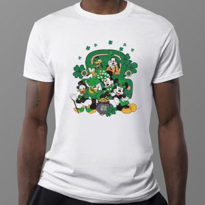 1 Tee St Patricks Day Mickey And Friends Shamrock Shirt Hoodie