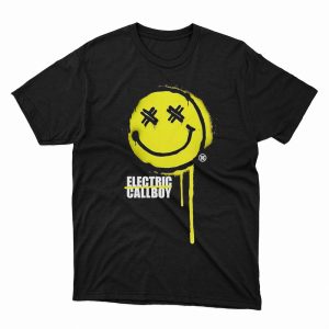 1 Unisex shirt Electric Callboy Spray Smile Shirt Hoodie