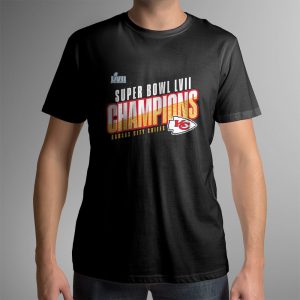 1 male shirt Kansas City Chiefs Fanatics Super Bowl LVII Champions Victory Formation Shirt Longsleeve