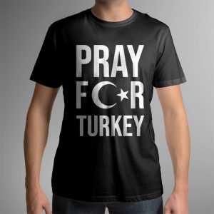1 male shirt Pray For Turkey T Shirt Hoodie