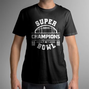 Super Bowl Football Champions Shirt, Ladies Tee