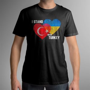 1 male shirt Urraine Prays For Turkey Shirt Ladies Tee