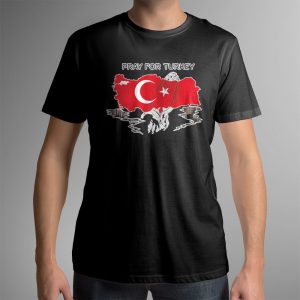 1 male shirt official pray for turkey shirt Shirt