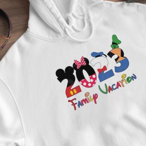 Hoodie 2023 Family Vacation Disney Trip 2023 Mickey Friend Shirt Hoodie