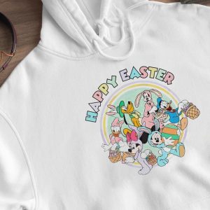 Hoodie Disney Happy Easter Day Mickey And Friend Easter Bunny Cosplay Shirt Hoodie