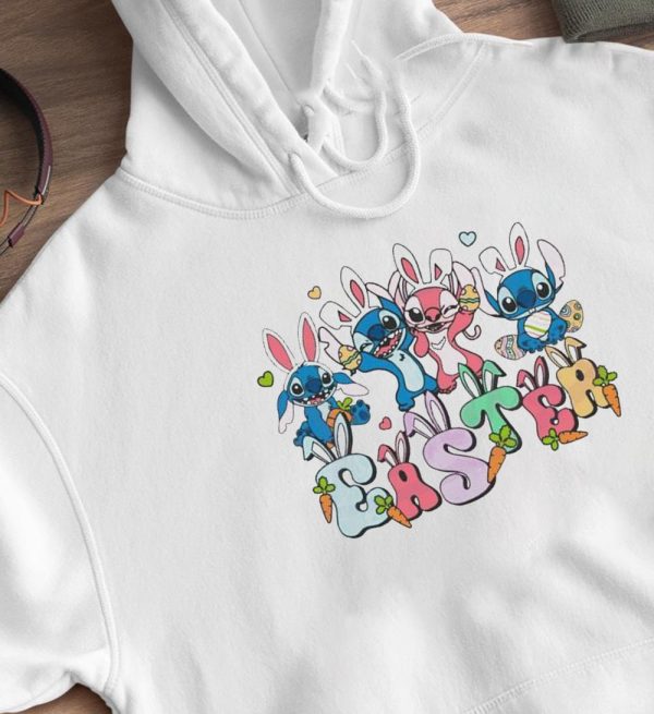 Easter Bunny Cute Stitch Disney Easter Shirt, Hoodie