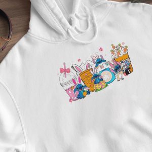 Hoodie Easter Day Stitch Coffee Cup Shirt Hoodie