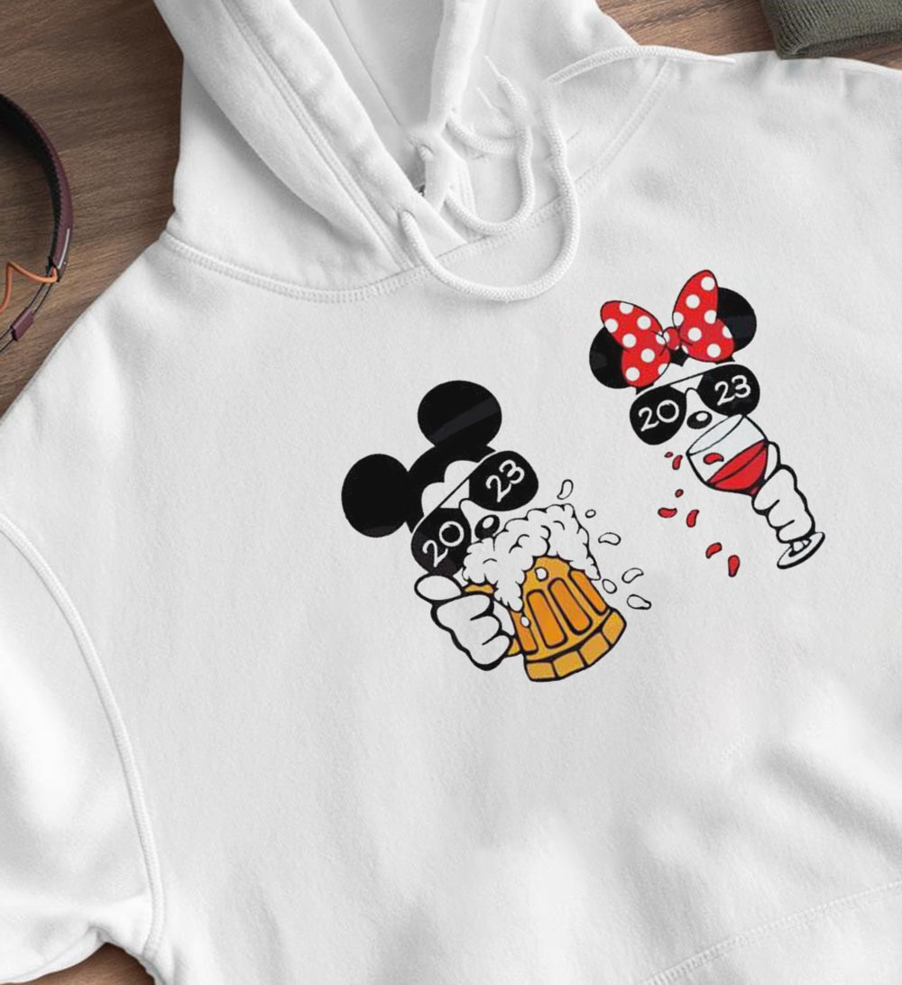 Mickey And Minnie Bar Matching Disney Festival Shirt, Hoodie