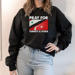 Official Pray For Turkey And Syria Shirt, Ladies Tee