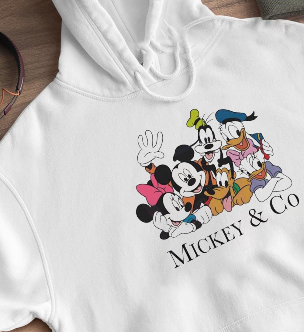 Retro Disney Mickey And Friend Shirt, Hoodie