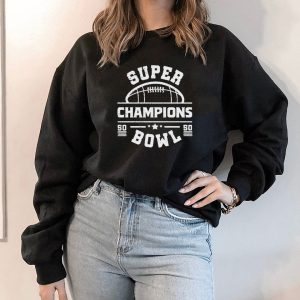 Super Bowl Football Champions Shirt, Ladies Tee
