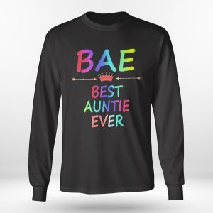Longsleeve shirt BAE Best Auntie Ever Colorful Shirt Longsleeve Shirt Hoodie
