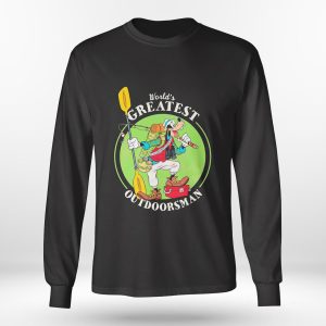 Longsleeve shirt Retro Disney Goofy Outdoorsman Disneyland Family Vacation Shirt Ladies Tee