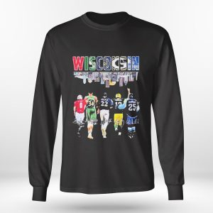 Longsleeve shirt Wisconsin Team Allen Yelich Rodgers And Antetokounmpo Signatures Shirt Ladies Tee