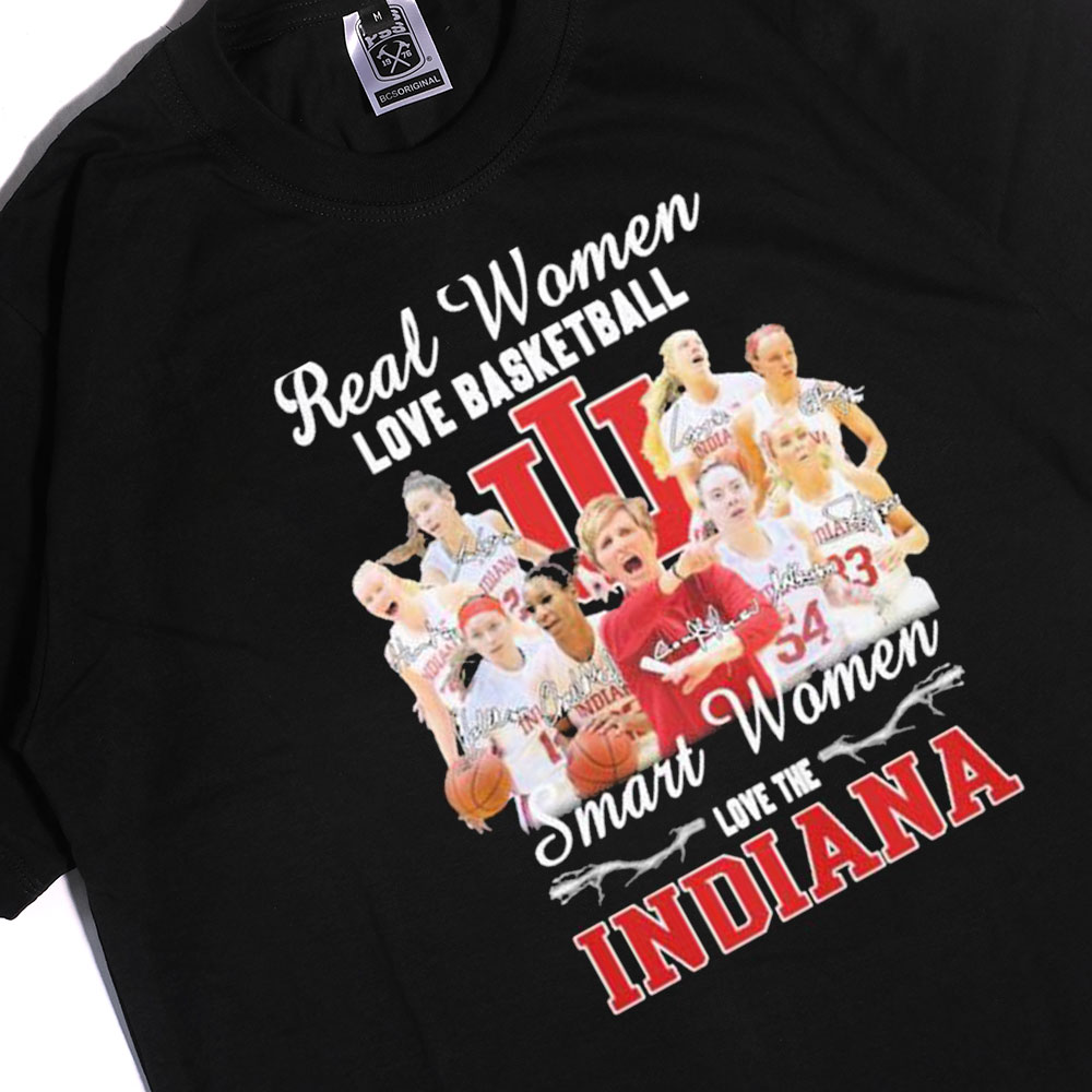 Real Women Love Basketball Smart Women Love The Michigan State Signiter Shirt, Ladies Tee