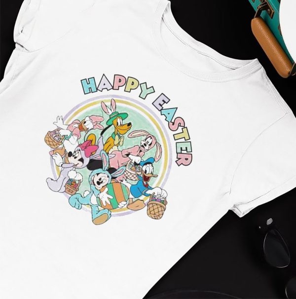 Disney Happy Easter Day Mickey And Friend Easter Bunny Cosplay Shirt, Hoodie