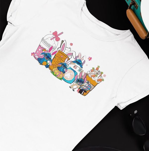 Easter Day Stitch Coffee Cup Shirt, Hoodie