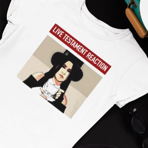 Unisex T shirt Live Testament Reaction Art Shirt Hoodie