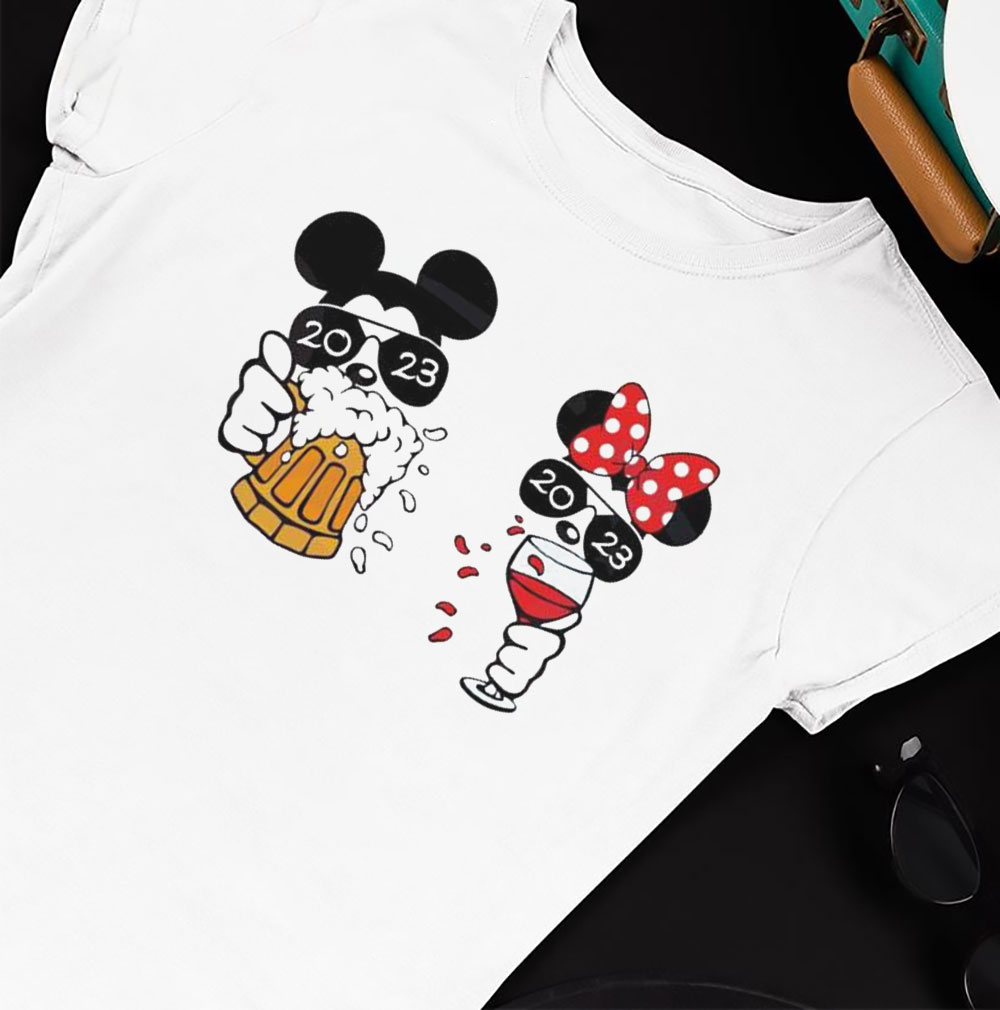 Mickey And Minnie Bar Matching Disney Festival Shirt, Hoodie