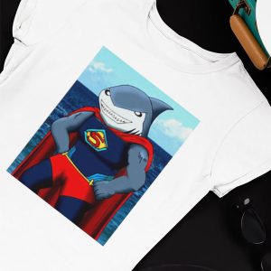 Unisex T shirt Superman Shark Shirt Hoodie