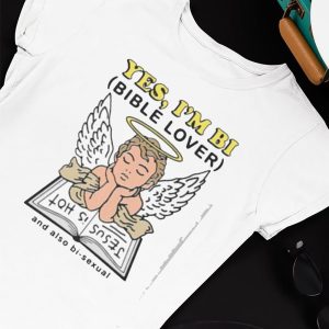 Unisex T shirt Yes Im Bi Bible Lover Shirt Ladies Tee