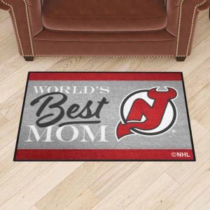 World’s Best Mom NHL New Jersey Devils Rubber Doormat