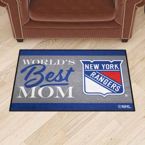 World’s Best Mom NHL New York Rangers Rubber Doormat
