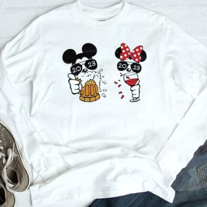 longsleeve shirt Mickey And Minnie Bar Matching Disney Festival Shirt Hoodie