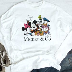 longsleeve shirt Retro Disney Mickey And Friend Shirt Hoodie