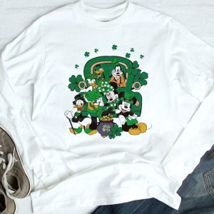 longsleeve shirt St Patricks Day Mickey And Friends Shamrock Shirt Hoodie