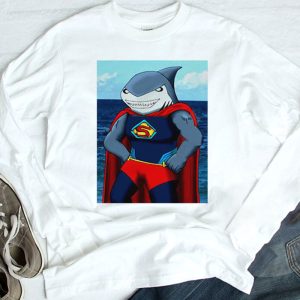 longsleeve shirt Superman Shark Shirt Hoodie