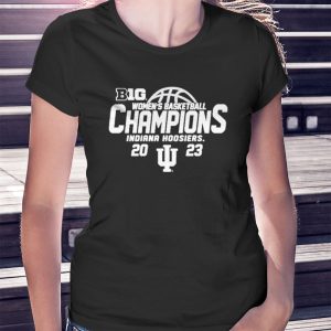 woman shirt Big 10 Womens Basketball Champions Indiana Hoosiers 2023 Shirt Ladies Tee