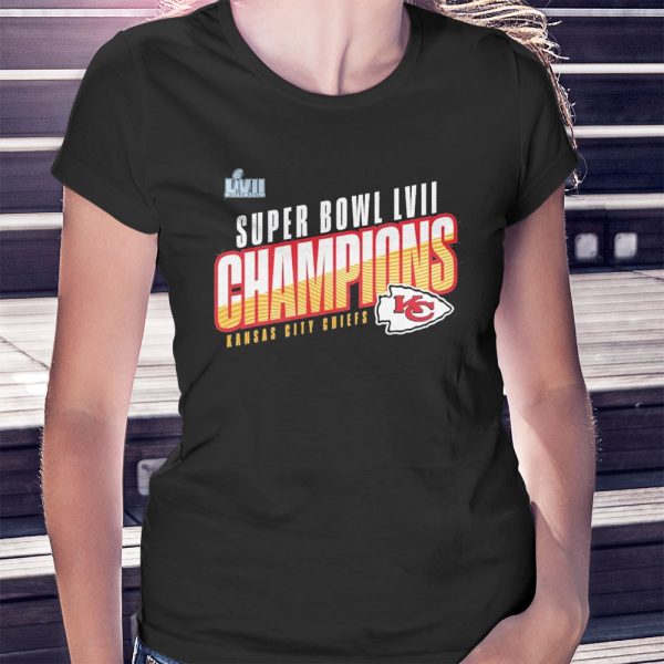 Kansas City Chiefs Fanatics Super Bowl LVII Champions Victory Formation Shirt, Longsleeve