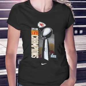 woman shirt Kansas City Chiefs Nike Youth Super Bowl LVII Champions Lombardi Shirt Longsleeve