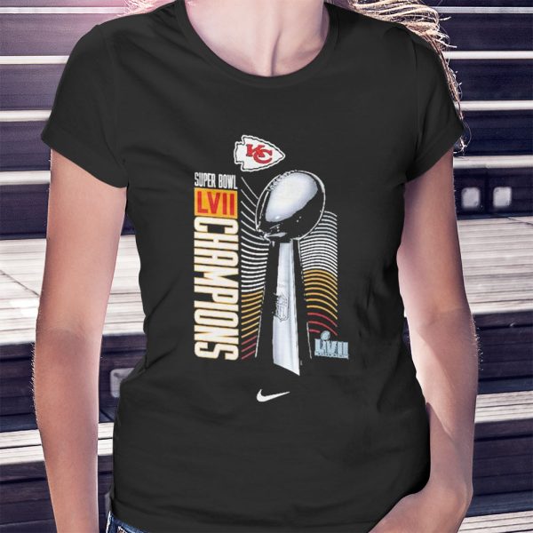 Kansas City Chiefs Nike Youth Super Bowl LVII Champions Lombardi Shirt, Longsleeve