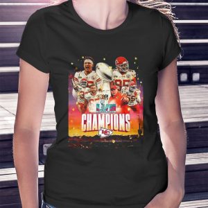 woman shirt Official Kansas City Chiefs Supper Bowl Lvii Champions Shirt Longsleeve 1