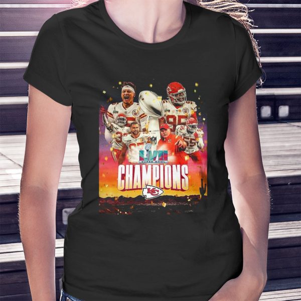 Official Kansas City Chiefs Supper Bowl Lvii Champions Shirt, Longsleeve