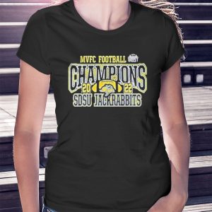 woman shirt Official SDSU Jackrabbits 2022 Mvfc Football Champions Shirt Hoodie